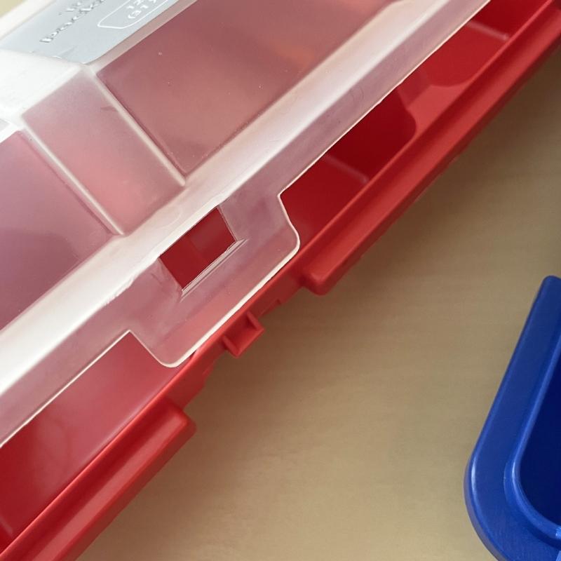 Screw Storage Bins Multi Compartment Organizer Box For Screws Small Parts Plastic Hardware Jewelry Storage Case