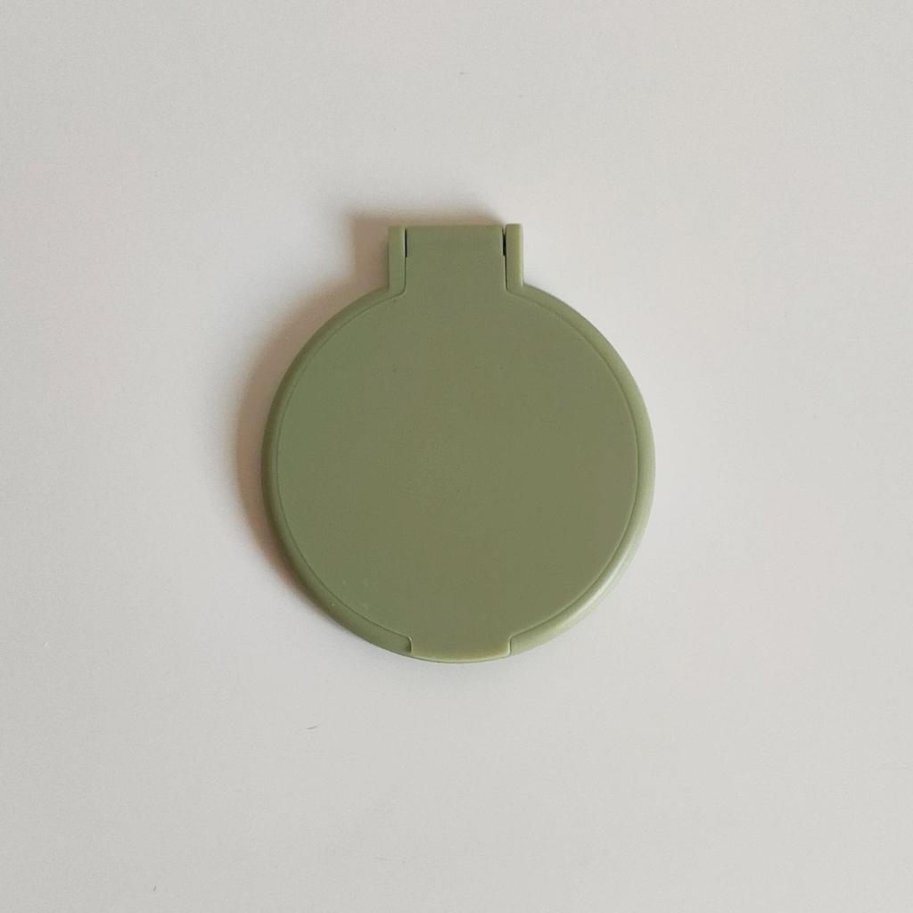 Portable Mini Folding Makeup Mirror: Compact Logo-Printable Holiday Gift
