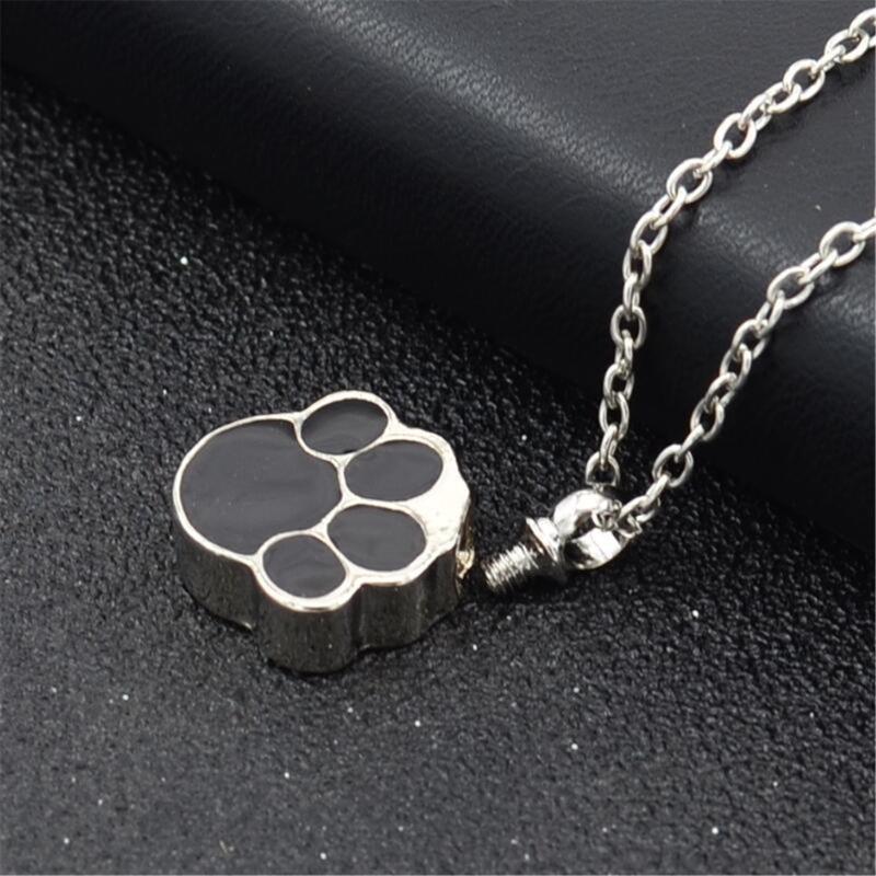 Unique Necklace Chain Necklace Pet Theme Jewelry Dog Claw Pendant Necklace Alloy Texture Neck Jewelry for Daily Party
