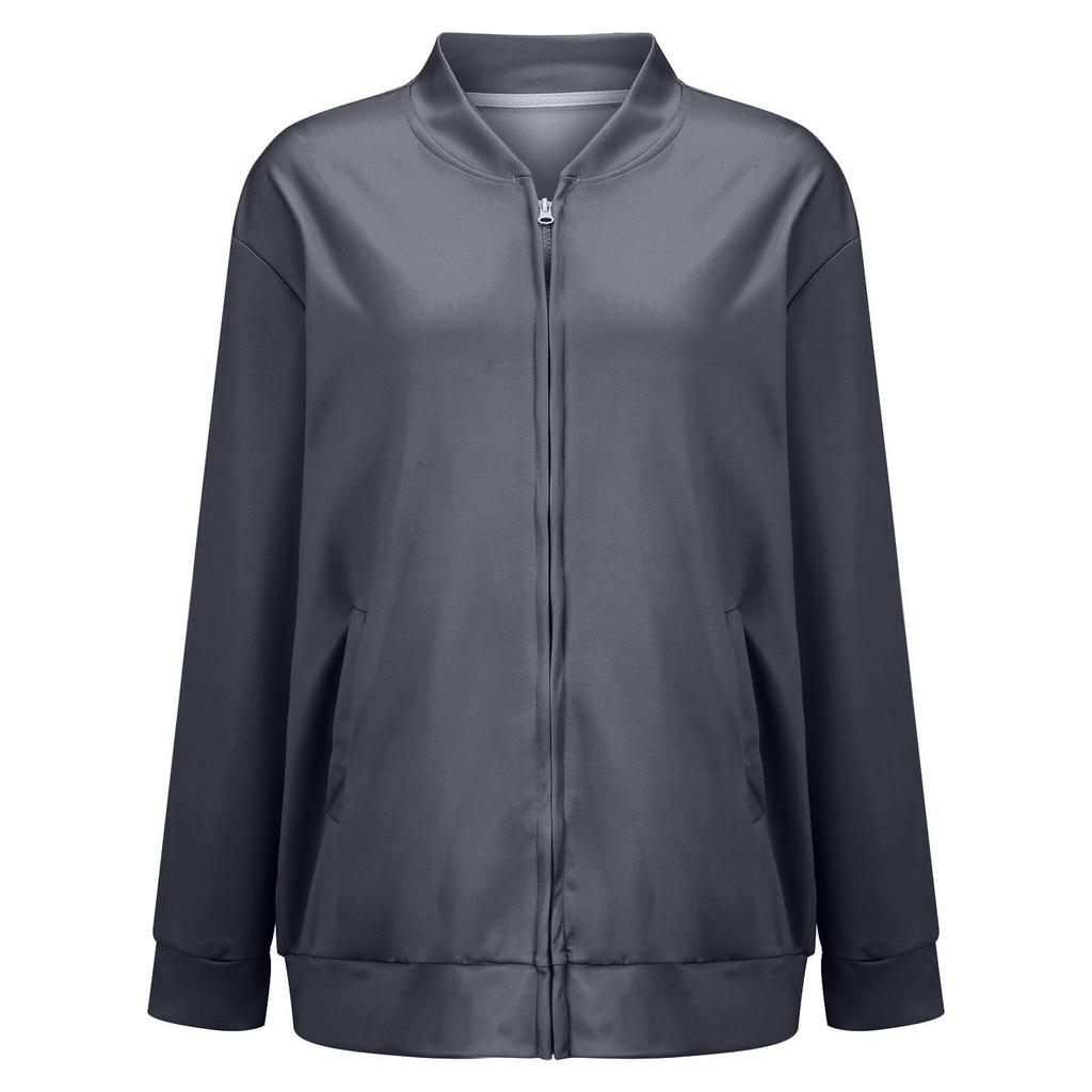 Women's  Hooded Sweatshirt Casual Long Sleeved, Solid Color Sports Pullover, Loose Fit Sweatshirt