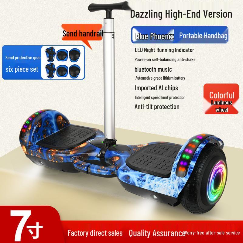 

7-дюймовий Bluetooth гіроскутер для дітей та дорослих - Швидкий електричний двоколісний транспорт 10-inch