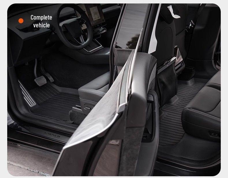 Tesla Model Y & 3 Refresh Floor Mat: Aluminum Alloy Full-Surround TPE Carpet & Pedal Pad