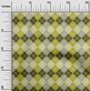 oneOone Cotton Flex Bright Red Fabric Argyle Check Dress Material Fabric Print Fabric By The Yard 40 Inches