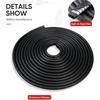 2/3/5M Car Door Anti Collision Strip with Steel Disc Bumper Trim Edge Scratch Protector Strip Sealing Guard Styling Car Decor