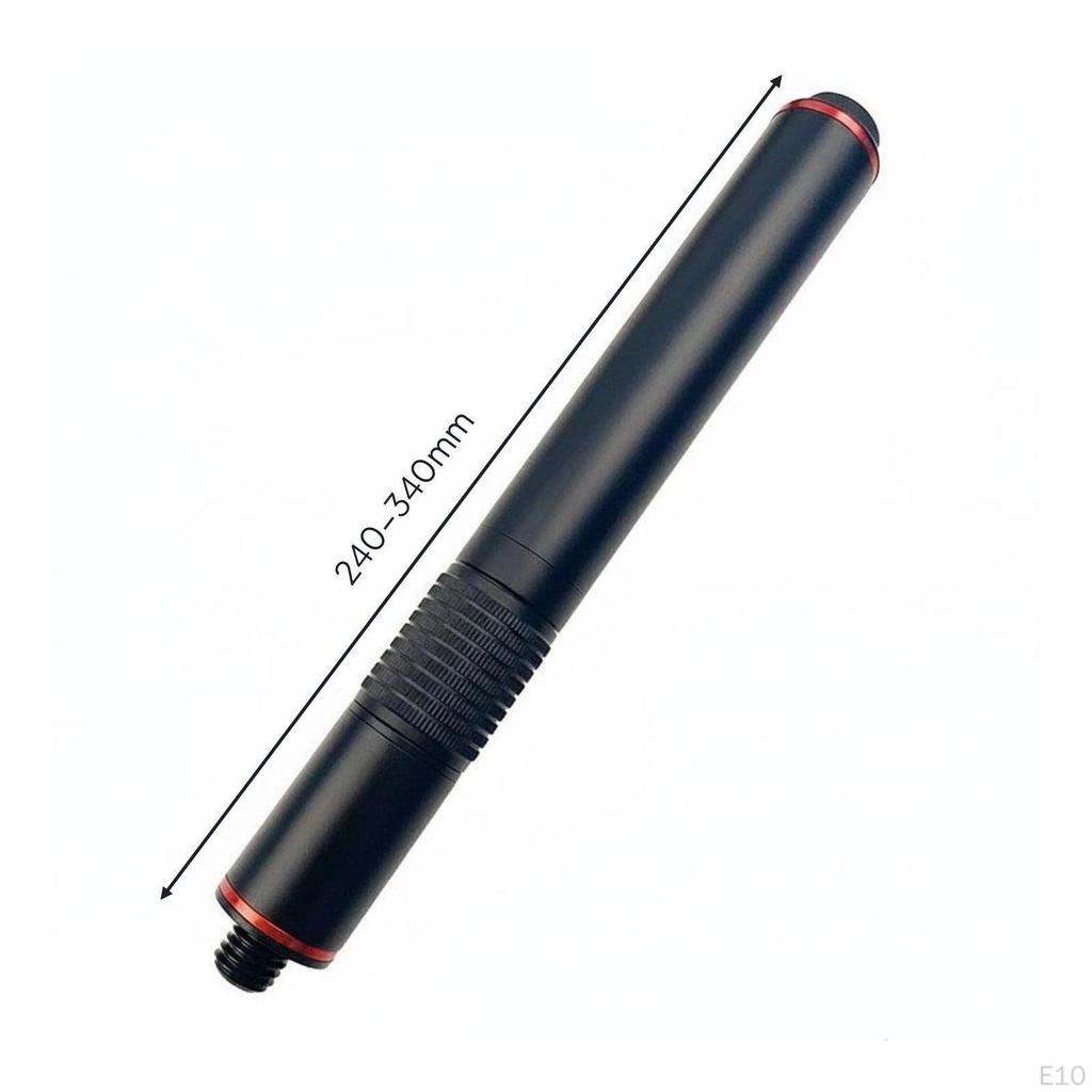 Telescopic Cue Aluminum Pool Extension Rotating Outer Thread Game Accessories for Room