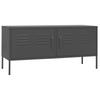 Vidaxl Szafka Pod Telewizor, Antracytowa, 105X35X50 Cm, Stalowa