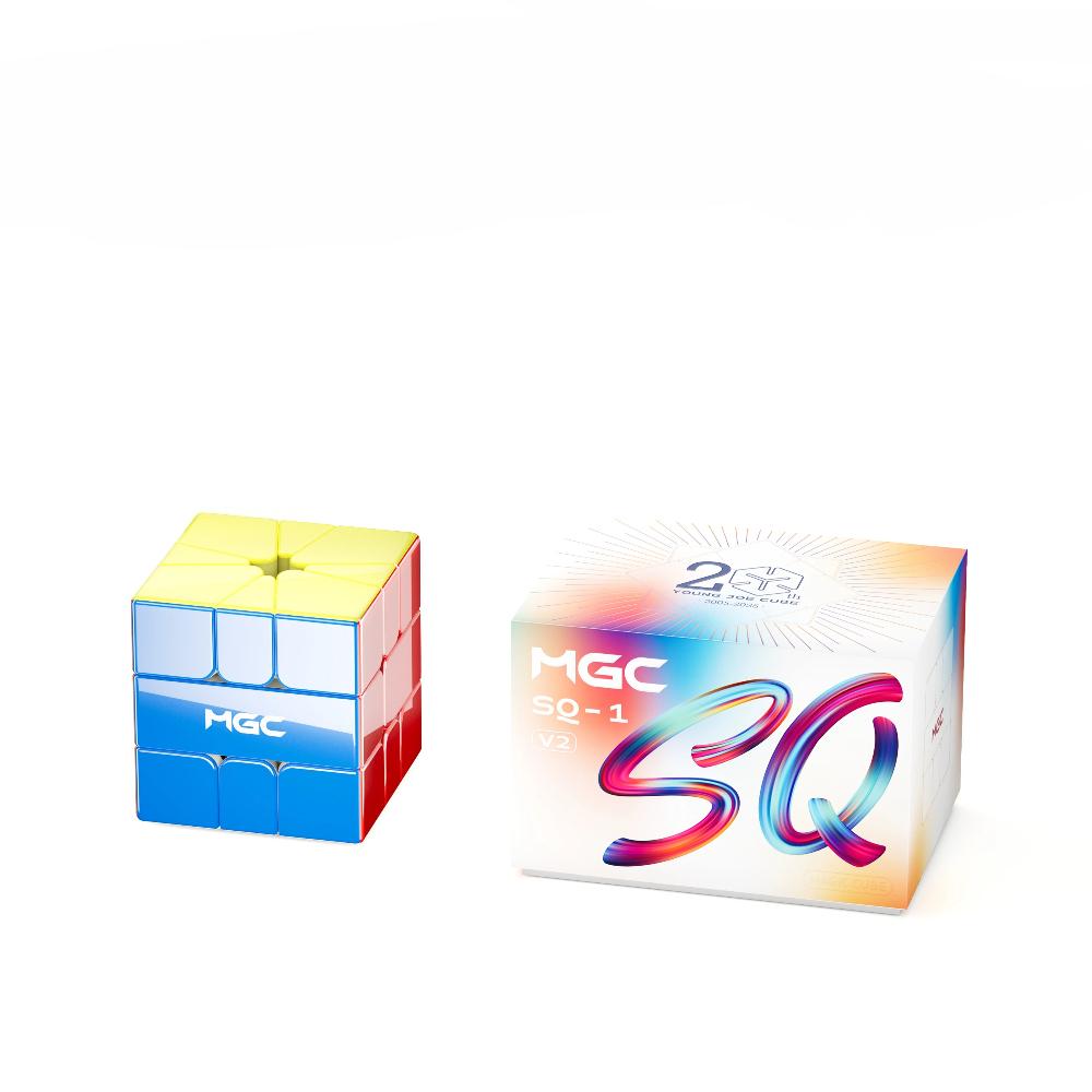 YJ MGC SQ1 V2 UV Magnetic Magic Speed Cube Professional Fidget Toys  MGC Square-1 Black Cubo Magico Puzzle
