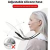 Multifunctional Hands-free Magnifier 3x 10x Flexible Hose Holder Adjustable Desktop Neck Magnifying Glass For Reading Repair 110mm