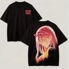 Francks Zero Two Anime Enthusiast Men's and Women's T-shirts Suitable for All Seasons The Unique Style of Couples