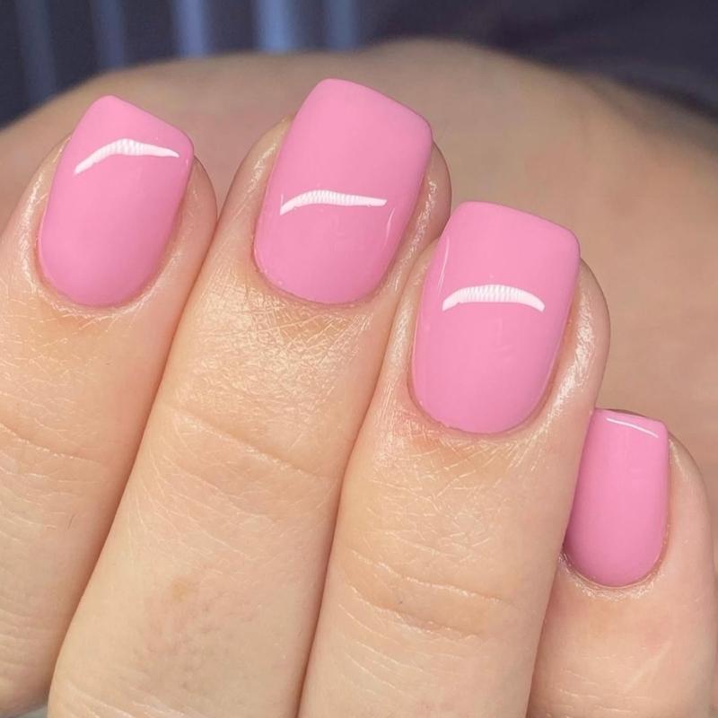 

24 шт. однотонные накладные ногти-стикеры, простые искусственные ногти, короткие квадратные накладные ногти, глянцевые накладные ногти для женщин и девушек 1