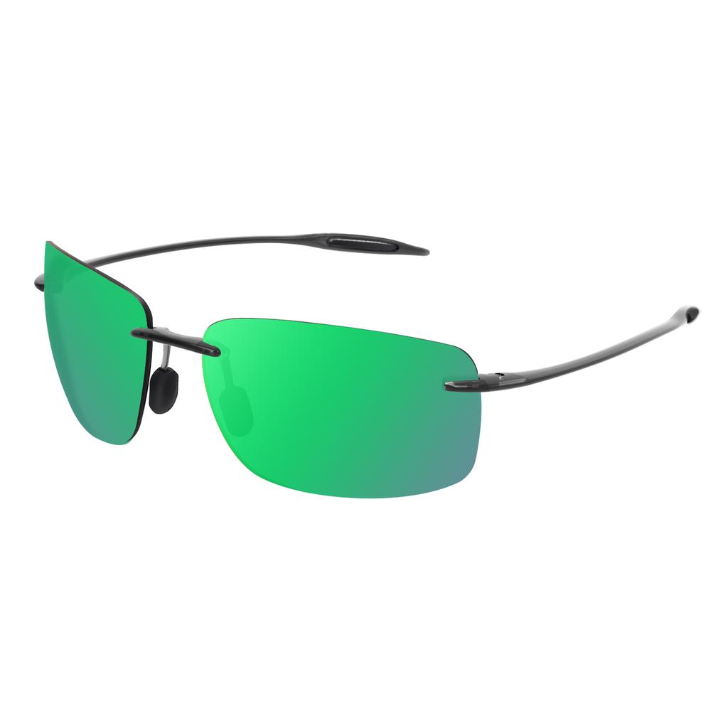 MAXJULI Mode Sport Sonnenbrille für Herren Damen Tr90 Randlose Fassung zum Laufen Angeln Golf Fahren Sonnenbrille UV400 MJ8009