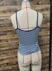 Canottiera da Donna a Righe Retro, Scollo Basso, Vita Alta, Vestibilità Slim, Collezione Primavera/Estate 2026