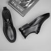 Scarpe Uomo Vera Pelle Traspiranti Formali Eleganti Piatte da Cerimonia Stile Britannico Oxfords Maschili Piatte Antiscivolo Ufficio Scarpe da Lavoro
