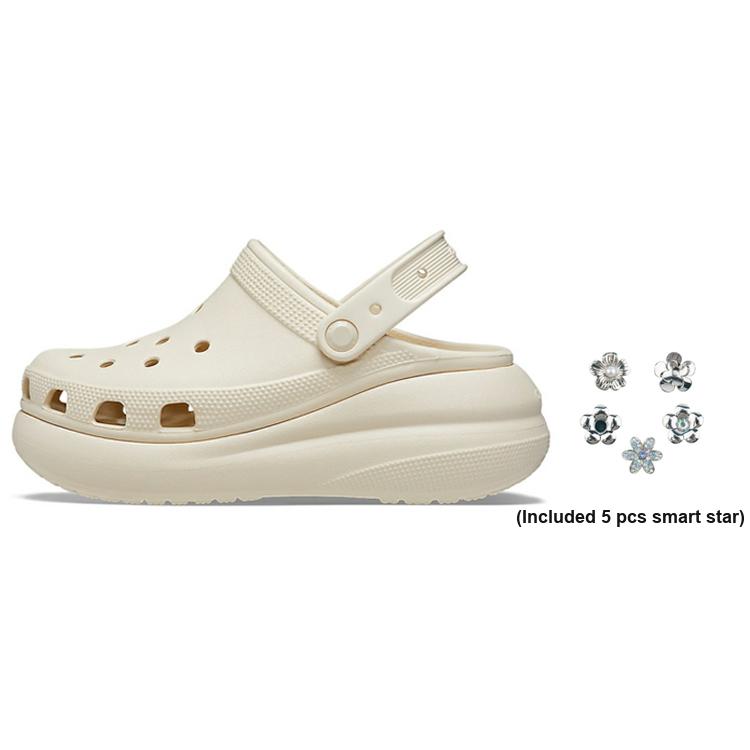 Crocs Classic Crush Clog Bone Unisex Sneakers 207521-2Y2