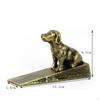 Iron Cartoon Door Stop No Animal AntiCollision for Indoor Bronze Puppy Solid Plug