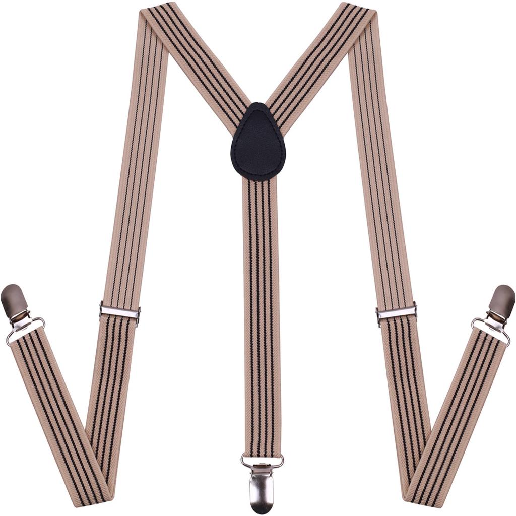 65 cm Khaki Stripete Stropp Selestropp Vanlig Klemme Gutt Jente Stropp Ytelsestilbehør