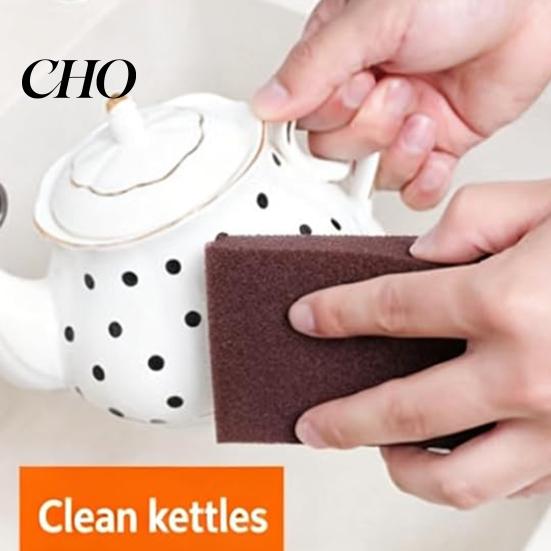 Household Cleaning Scrubber Sponge Multi-Functional Scrub Pad Kitchen Pots Stoves Bathroom Heavy-duty Tiles Shoe Stains Rust Removal Physical Grinding
