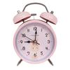 4" Silent Metal Alarm Clock with Light & Customizable Logo for Kids/Students