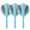 CUESOUL Dart Flight And Shaft Integrated System ROST Series Standard Shape Medium Size 3 Pieces