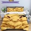 Golden Fox Spirit Printed 3pcs Bedding Set Soft Microfiber 1 Duvet Cover And 2 Pillowcases Home Bedroom Decor Xmas Gift H1276