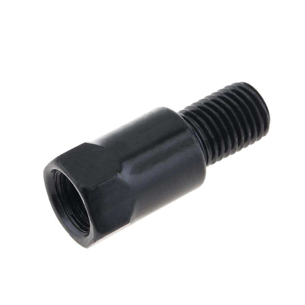 1 Stück 8mm 10mm Spiegeladapter Schwarz Silber Metall Rückspiegel Bolzen Schraube Gewinde Umwandlungsbolzen Motorradspiegel Schraube Linksgewinde Rechtsgewinde