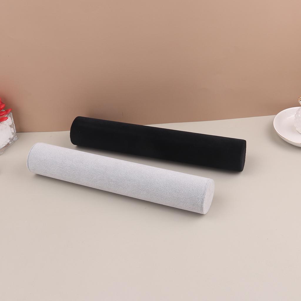 Black Gray Velvet Bracelet Display Holder Jewelry Receiving for Watch Bracelets Bangle Organizer Shelf Rack Stand