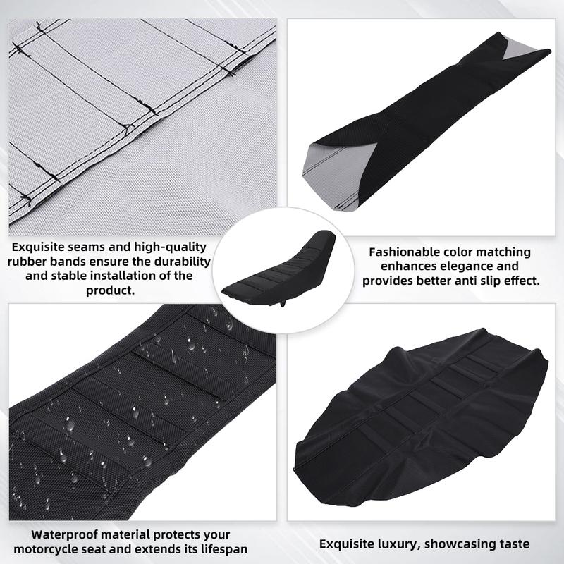 Motorcycle Accessories Universal Gripper Soft Seat Cover Waterproof For KTM HONDA Dirt Bike Off-Road Electric Bike e-bike