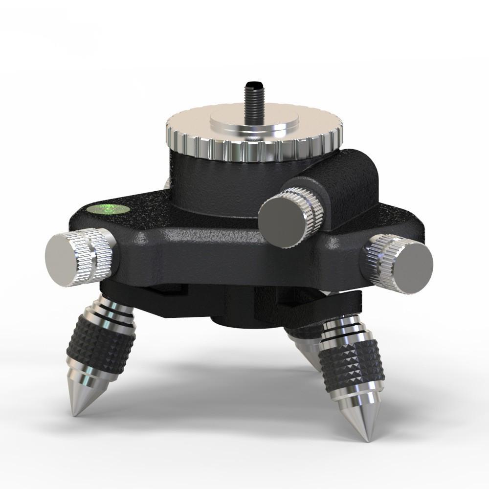 High-Precision 360° Metal Micro-Adjustment Leveling Base with Digital Display