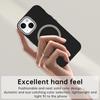For iPhone 15 Case Compatible with MagSafe TPU+PET Phone Cover with Rhinestone Decor Lens Frame