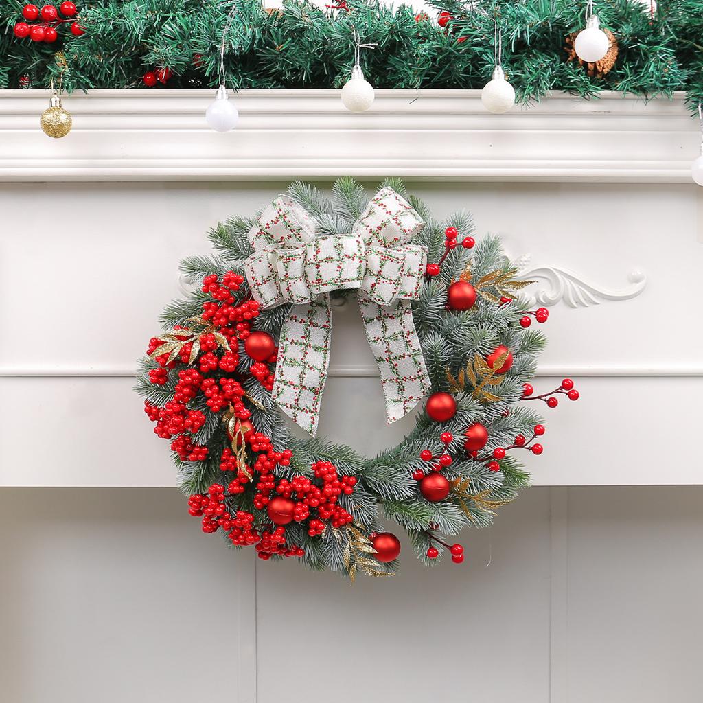 New Arrival Christmas Wreath for Home Decor, Christmas Garland for Front Door Decor, Xmas Tree Decorations, New Year's Decorations