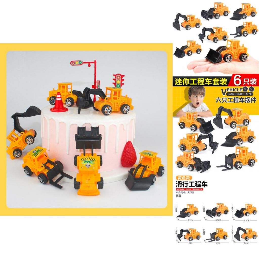 Engineering Vehicle Toy Set With Sliding Function For Early Education And Parentchild Interaction