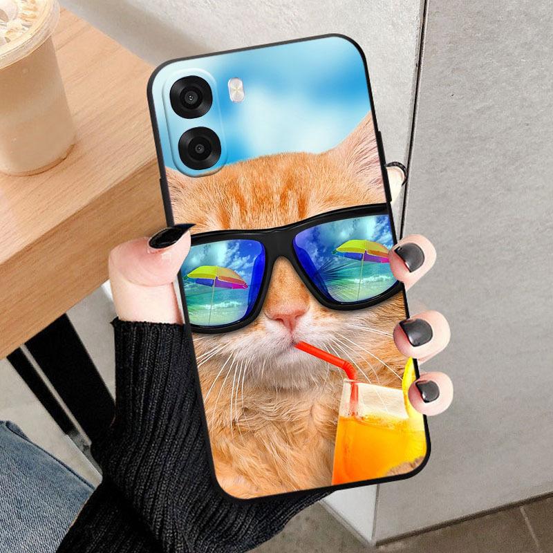 Phone Case For Oppo A6X 4G 5G Anti Fall Silicone Soft TPU Back Cover For Oppo A 6 X OPPOA6x Camera Protective Shell CPH2819 Etui