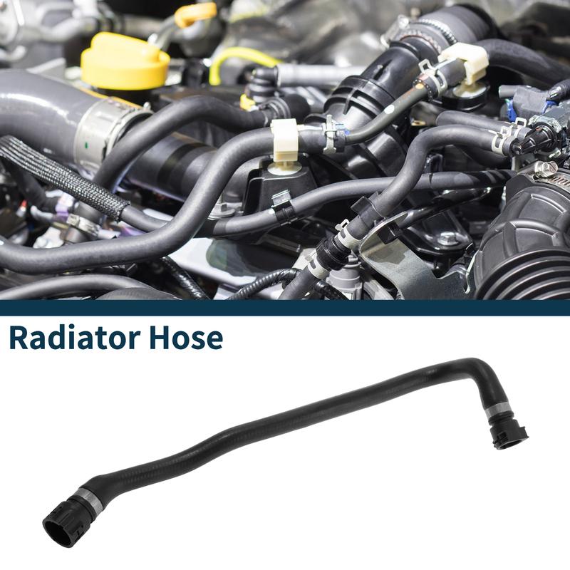Motoforti Radiator Hose Heater Hose Radiator Outlet Hose Pipe for BMW 330i 17-18 No.17128673993 Rubber Coolant Pipe Black 1 Pc
