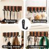 Stainless Steel Hooks for Hanging, Heavy Duty Hook, Wall Hooks Key Holder Wall Mount Hanger Coat Hook Garage Storage Screw Utility Hooks, 8 Pack