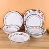 Heerli Melamine Round Restaurant Serving Plate