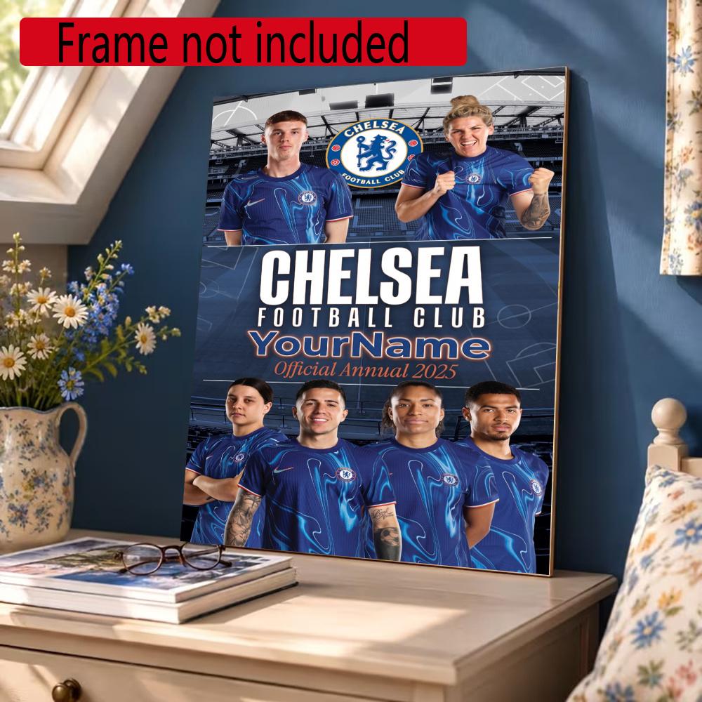 Chelsea Fc Personalized Name Round Diamond Painting Kit Diamond Embroidery Painting Rhinestones Mosaic Frameless Handwork Decoration Arts