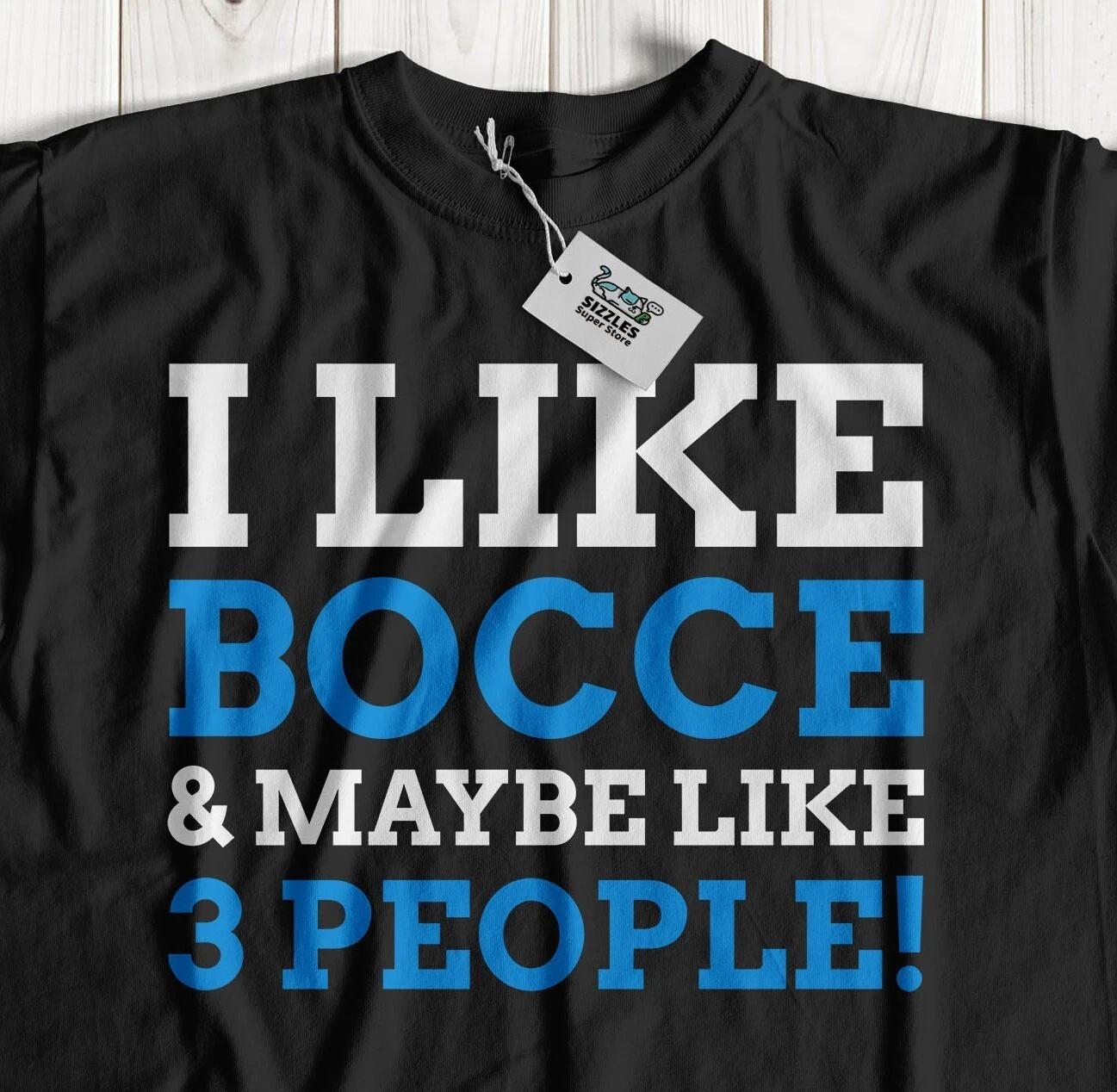 Unisex Funny Bocce T-Shirt Boccia, Bocci, Italian Bowling & Lawn Bowling Gifts 2XL