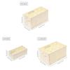 Japanese Style Cotton Linen Clothes Organizer With Dividers For Drawer Storage And Closet Use