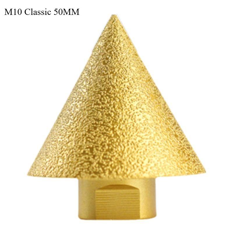 M14 Thread Diamond Beveling Chamfer Bit 38/50mm Cone Punching Expanding Drill Bit Grinding Wheel Ceramic Tile Chamferer