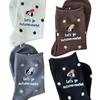 Early Autumn Puppy Embroidered Socks Female Dongdaemun Hat Puppy Cartoon Tube Socks Polka Dot Letter Stack Socks