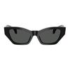 Versace Solid Design Acetate Cat Eye Sunglasses Women sunglasses Black O4488U-OGB18753_ONUL