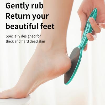 Veins Grain Foot File Foot Grinder with Nano Glass Ergonomic Handle Foot Scrubber for Easy Callus Removal Hard Skin And Dead Skin Remover