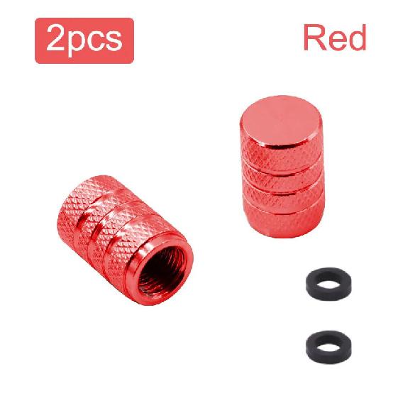 Aluminum Alloy Automobile Tire Valve Cap Three-Slot Circular Universal Valve Core Vacuum Tire Tire Pressure Monitoring Valve Cap Valve Stems 1