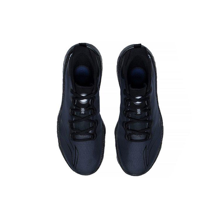 Li Ning Wujie 3 Fabric Cushioning Slip Resistant Abrasion Resistant Low Top Casual Shoes Men's Black AFVS003-8