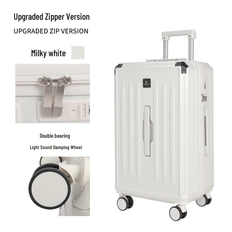PACKAGE FASHION 1683 Thickened Zipper Luggage 20 inch