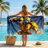 Transformers Fashion Beach Towel: Ideal for Summer Adventures Soft, absorbent and quick drying suitable for swimming and bathing
