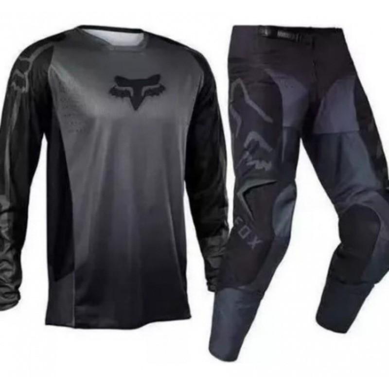 Men Women Mountain Bike Downhill Jersey Set Breathable Quick Dry Cycling Apparel Riding