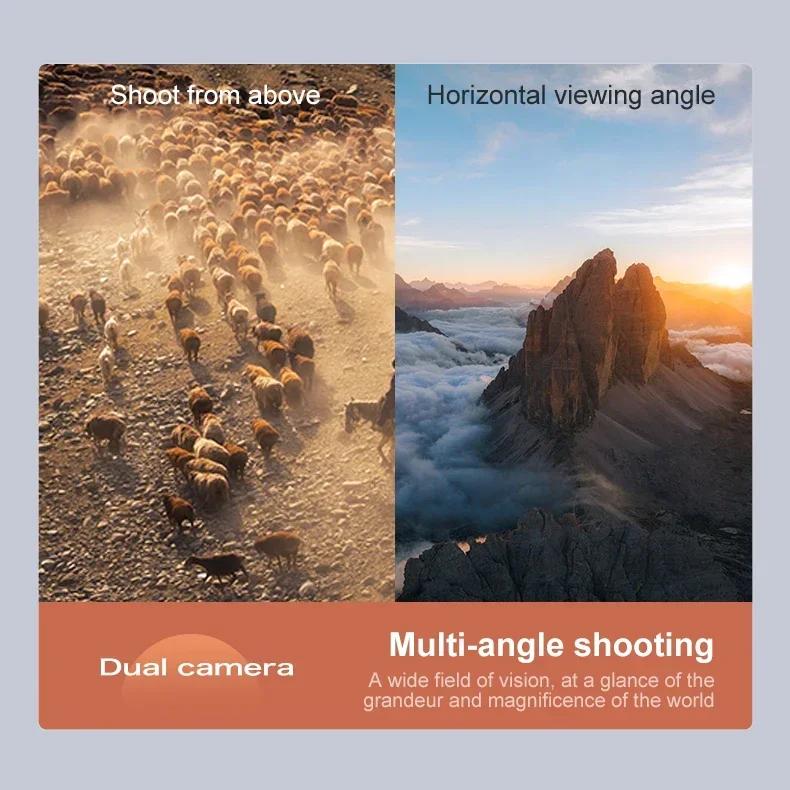 D18 Screen Control Drone Brushless Motor Four Sides of Obstacle Avoidance Optical Flow 5G WiFi FPV Aerial Photography Aircraft