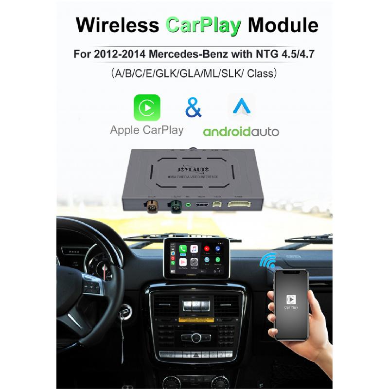 Wireless  Carplay For 2012-2014 Mercedes Benz With Ntg45 47 Android Auto Module
