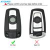 Leather Car Key Case For Bmw 1 3 5 6 Series E60 E61 E70 E81 E87 E90 E91 E92 320 X1 X5 X6 Z4 Smart Remote Control Protector Cover
